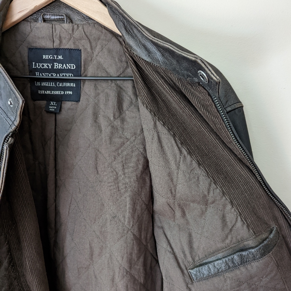 Lucky Brand Leather Jacket - XL